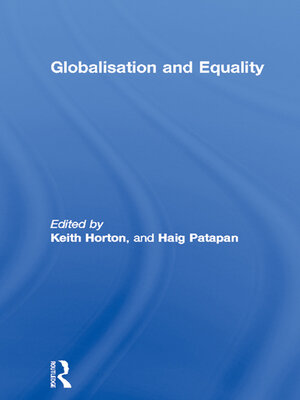 cover image of Globalisation and Equality